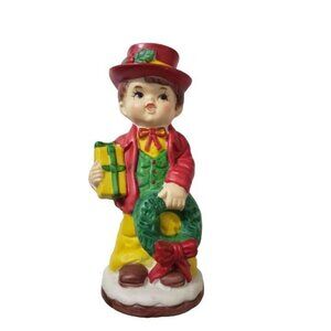 VTG 1979 Bisque Porcelain Chadwick Miller (CMI) Christmas Dickens Boy Bank